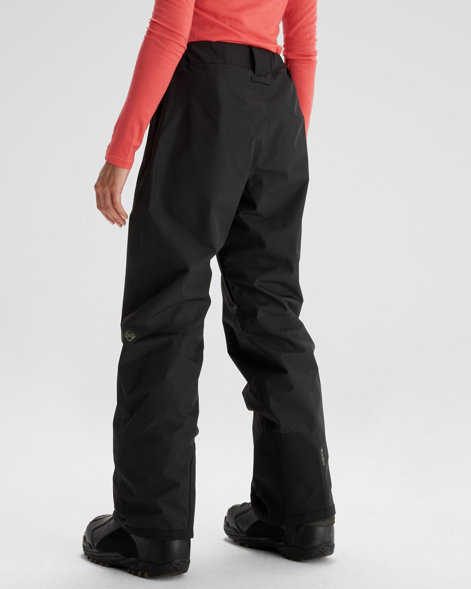 Women's PWDR Days 2L Shell Snow Pants - Waterproof Winter Ski Pants for Women, Black Stingray Color - Perfect for Skiing, Snowboarding & Cold Weather Activities