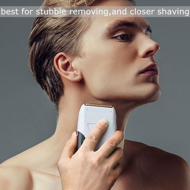 4D Electric Razor for Men - Rechargeable Cordless Shaver for Facial Stubble, Beard & Bald Head Shaving | Powerful Men's Grooming Kit for Home & Travel Use