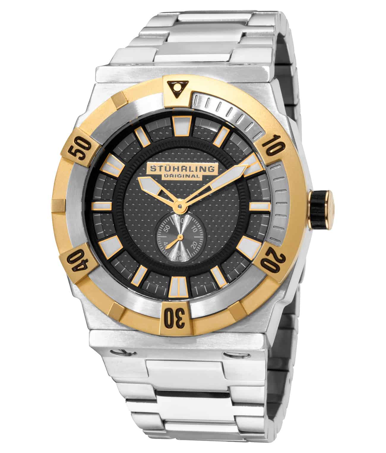Falcon Square 1220B 55mm Professional Diving Watch - Waterproof Luxury Sports Watch for Scuba Diving, Swimming & Outdoor Adventures
