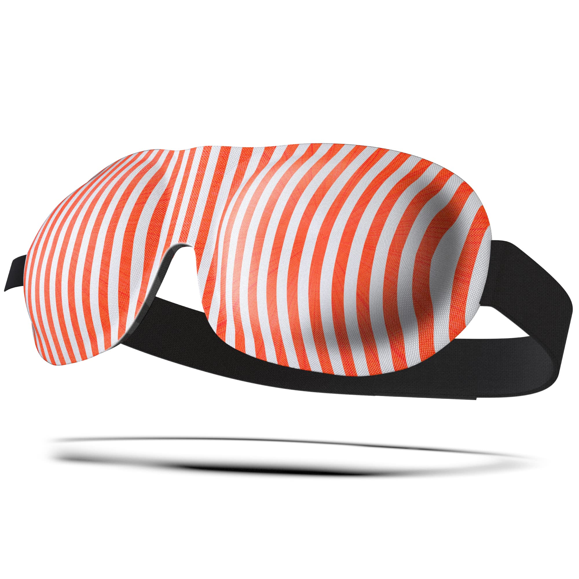 SMUG 100% Blackout Sleep Mask for Men & Women - Eyelash Friendly Contoured Eye Mask with Adjustable Straps | Perfect for Travel, Deep Sleeping & Relaxation | Lightproof Blindfold for Daytime Naps & Meditation