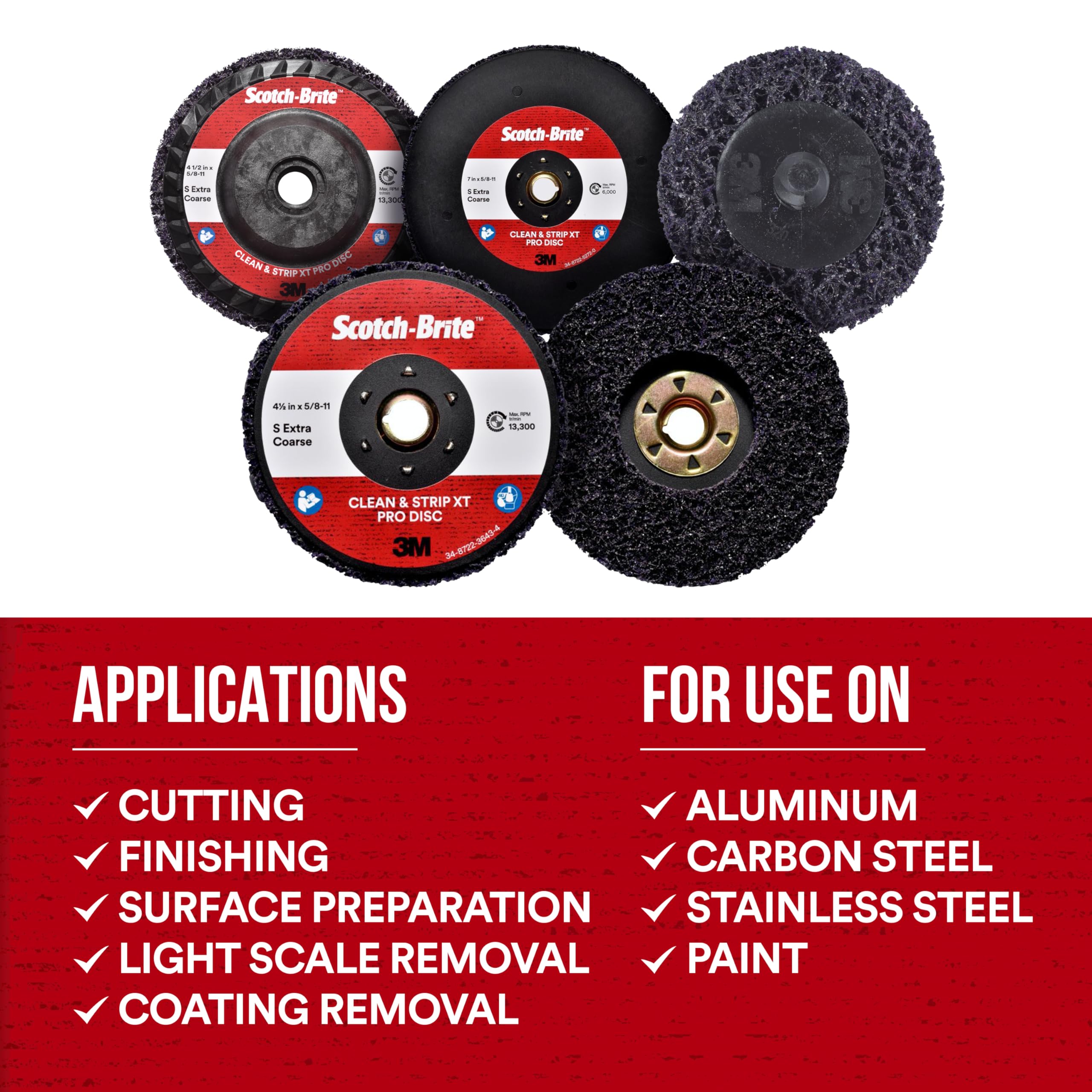 3M Scotch-Brite Clean and Strip XT Pro Disc - 5