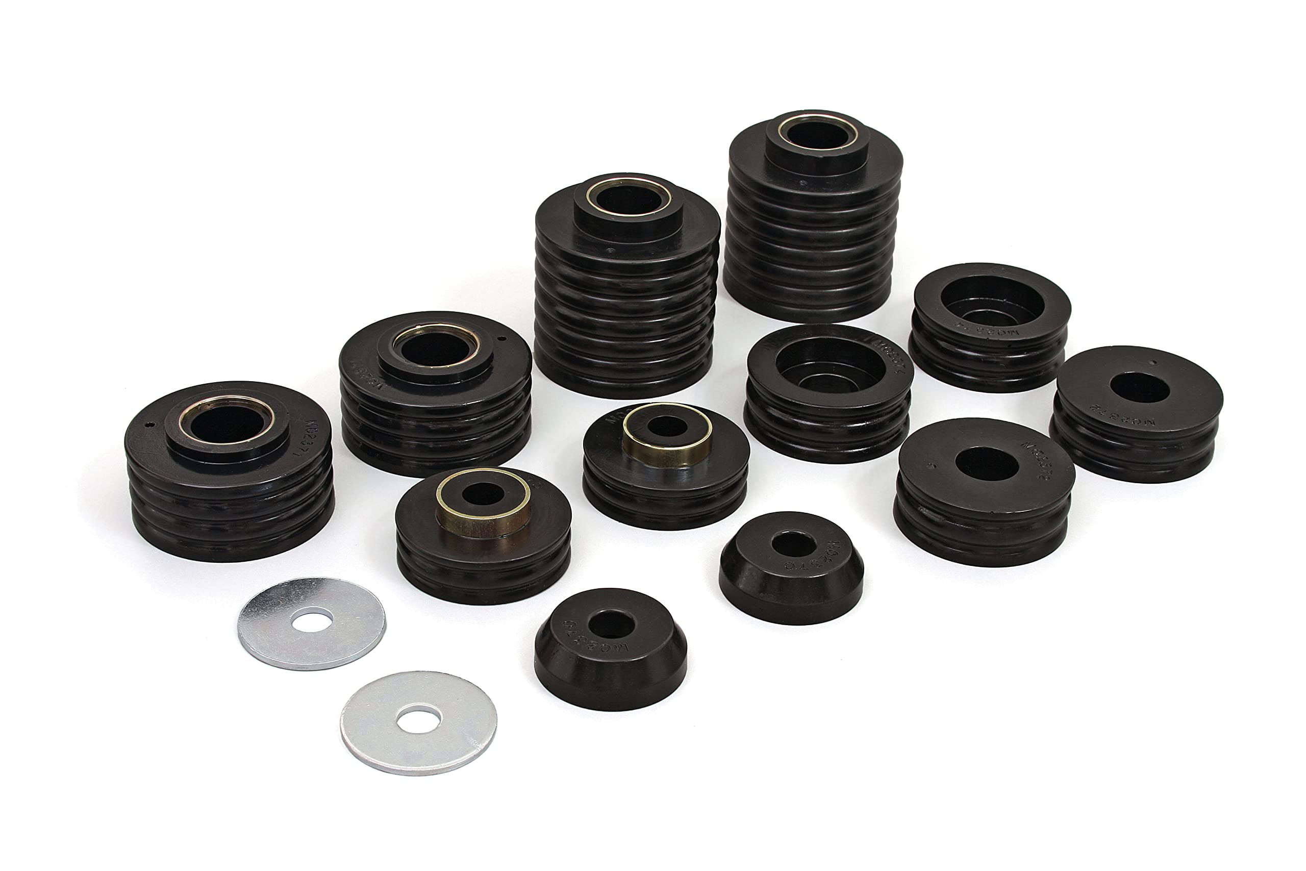 Daystar KF04004BK Body Mount Kit - Heavy Duty Polyurethane Bushings for Jeep Wrangler & Gladiator - Improve Ride Comfort & Reduce Vibration (Perfect for Off-Roading & Daily Driving)