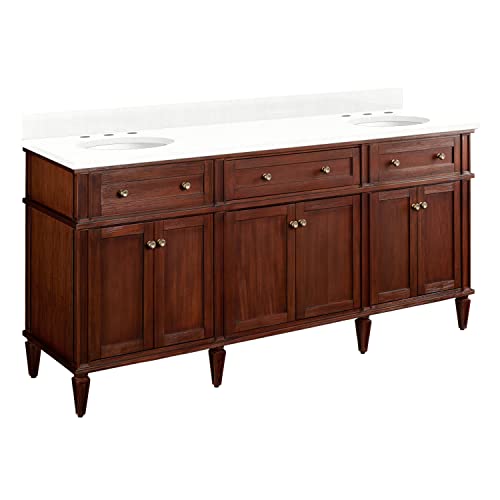 Antique Brown / Feathered White