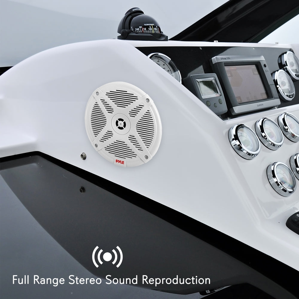 6.5 Inch Waterproof Marine Boat Speakers - High-Quality Outdoor Audio for Boats, Pools, and Beach Parties