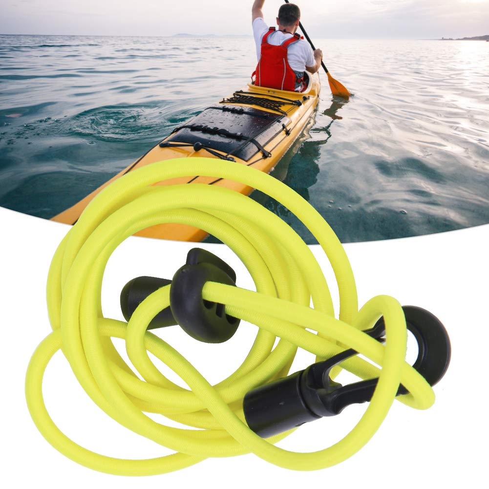 Shanrya Premium Nylon Kayak Paddle Leash with Bungee Rope - Secure Fishing Boat & Canoe Accessories for Water Sports & Outdoor Adventures