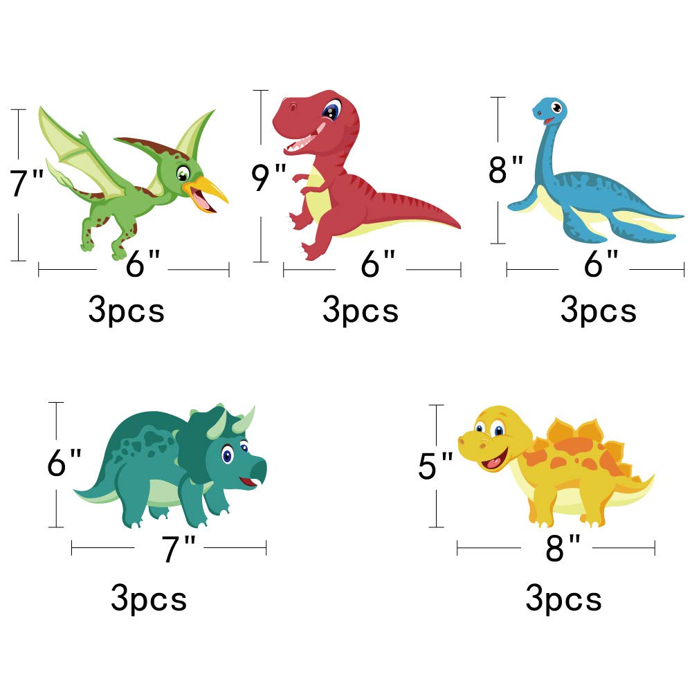 30-Piece Dinosaur Hanging Swirl Decorations - Dinosaur Theme Baby Shower & Birthday Party Supplies for Boys - Perfect for Nursery, Classroom, and Dinosaur-Themed Party Decor