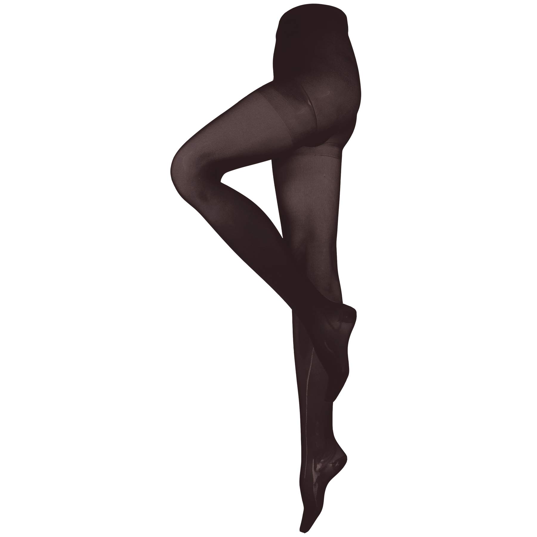 Truform Women's Compression Pantyhose 20-30 mmHg - Opaque Support Tights for Varicose Veins & Swelling Relief - Medical Grade Shaping Hosiery in Black Size Small - Perfect for Travel, Work & Everyday Comfort