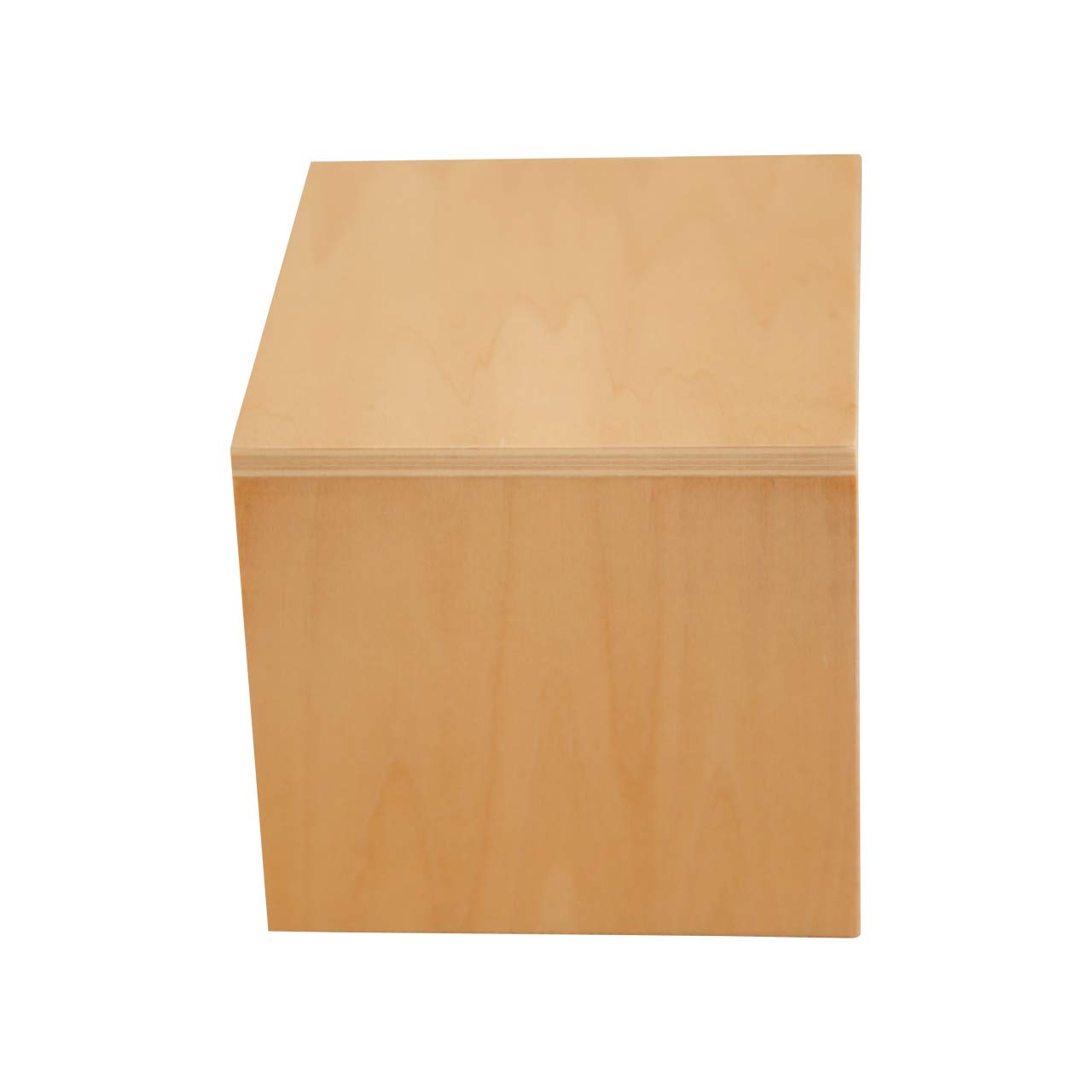 Montessori Wooden Cabinet for Geometric Shape Cards & Leaf Cards - 3-Tier Storage Shelf for Kids Learning Toys | Classroom & Homeschool Organization