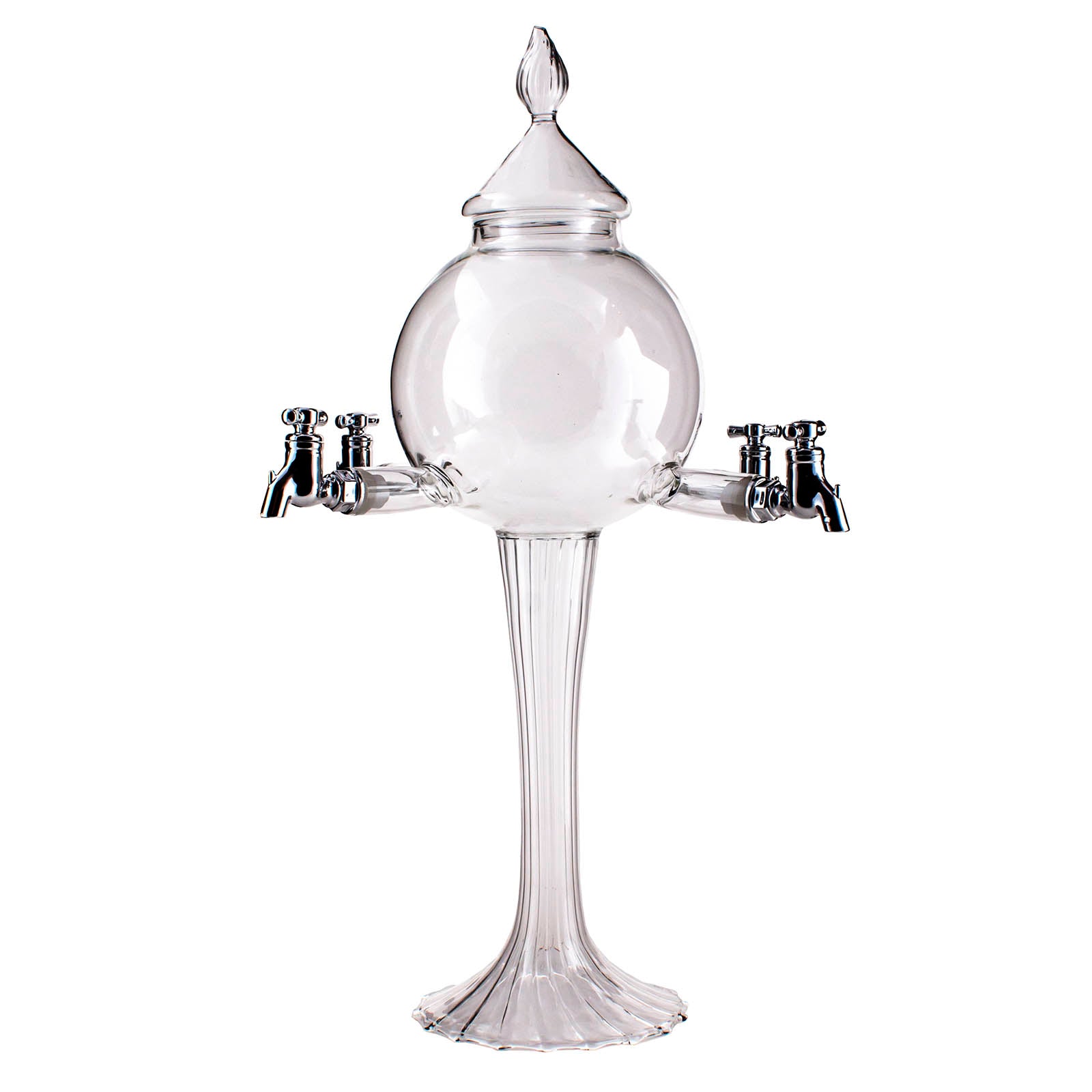 Premium BarConic® 4-Spout Absinthe Fountain for Authentic Drip Service - Perfect for Home Bars, Cocktail Parties & French-Themed Events