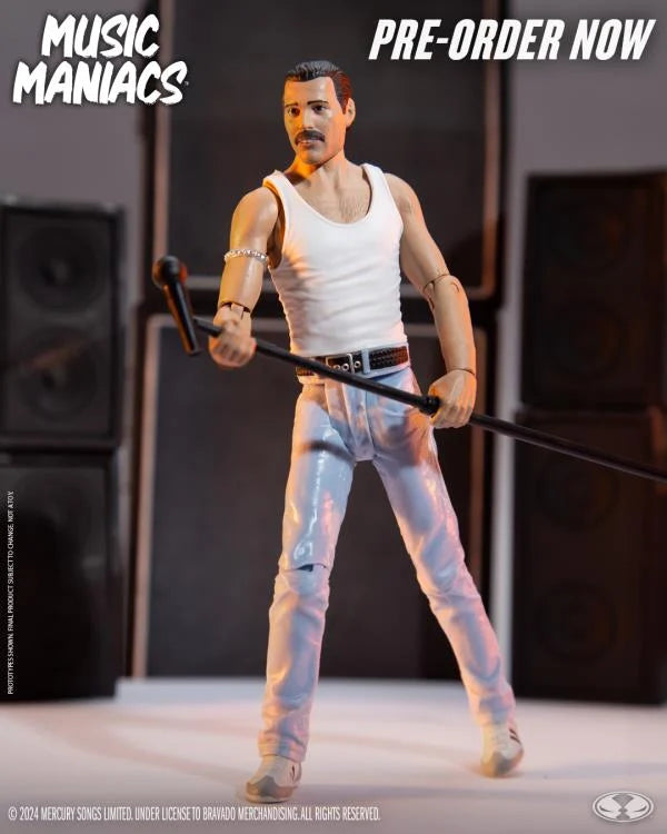 Freddie Mercury Action Figure - Limited Edition Collectible for Music Maniacs | Perfect for Queen Fans, Gift for Rock Music Lovers, Display for Home & Office Decor