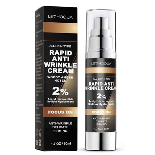 Le'phoqua Anti-Wrinkle Cream for Face - Deep Wrinkle Treatment for Women & Men - Moisturizing Anti-Aging Face Cream for Forehead, Eyes & Neck - Perfect for Daily Skincare Routine & Night Care