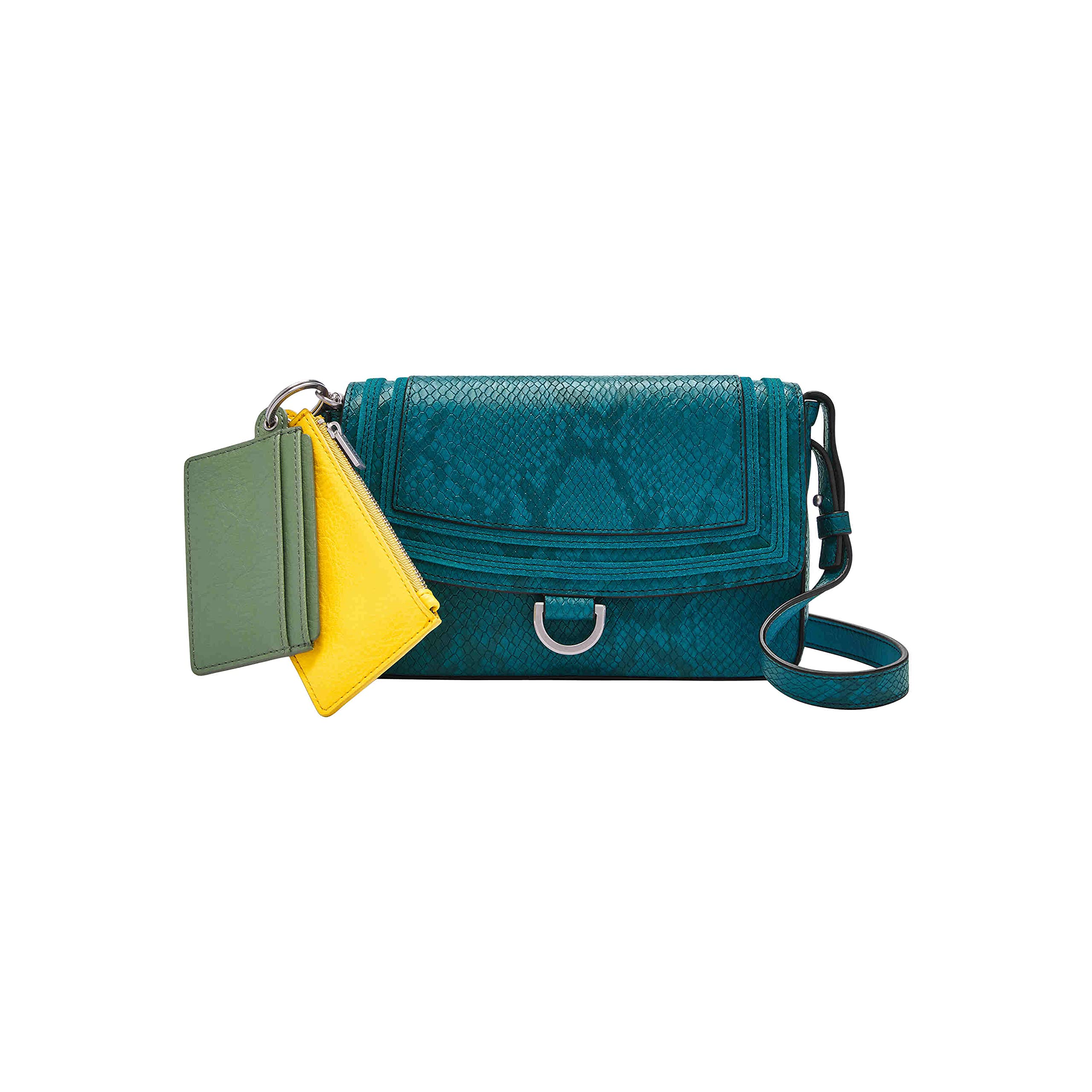 Fossil Women's Mini Crossbody Bag - Lagoon Blue, 8.38