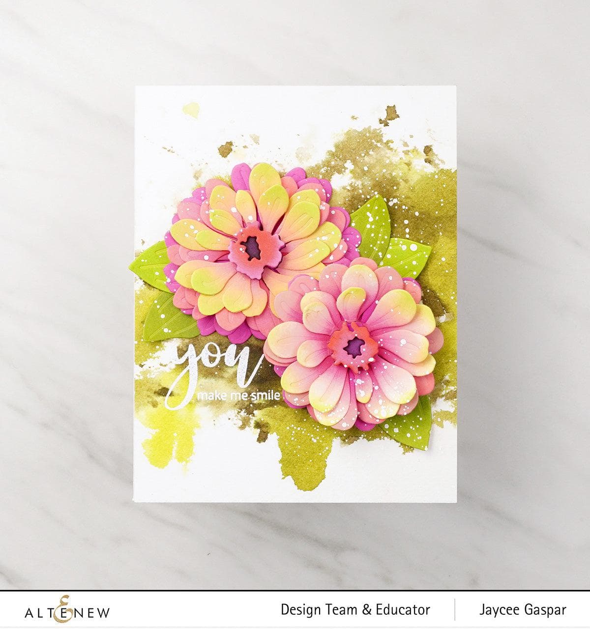Zinnia Layering Die Set for Paper Flower Crafting - DIY Scrapbooking, Card Making & Home Decor Projects