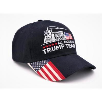 The Trump Train Blue USA Quarter Brim Cap: A Symbol of Patriotism and Style