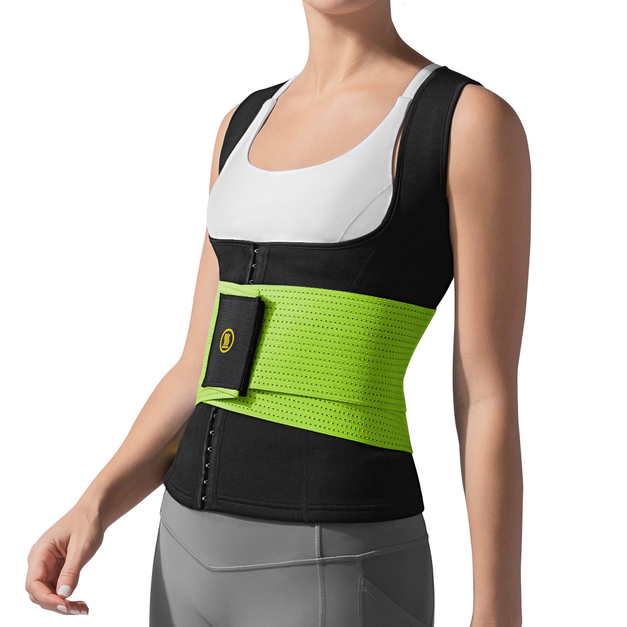 Hot Shapers Women's Waist Trainer Cami - Slimming Sweat Vest for Tummy Control & Body Shaping | Perfect for Workouts, Postpartum Recovery & Everyday Wear