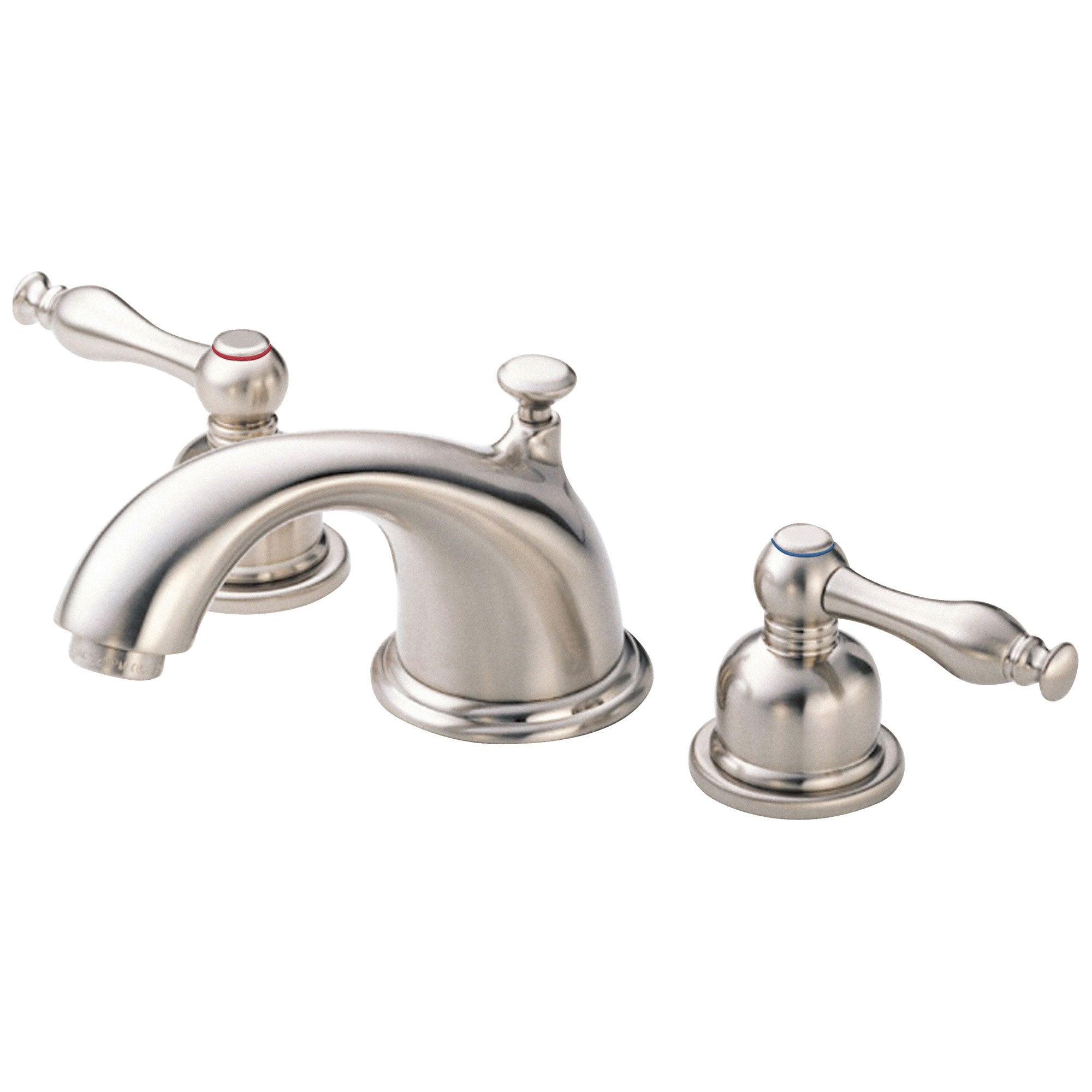 Danze Sheridan Brushed Nickel 8-Inch Widespread Bathroom Sink Faucet with Two Handles - Perfect for Modern Bathroom Vanities and Powder Rooms