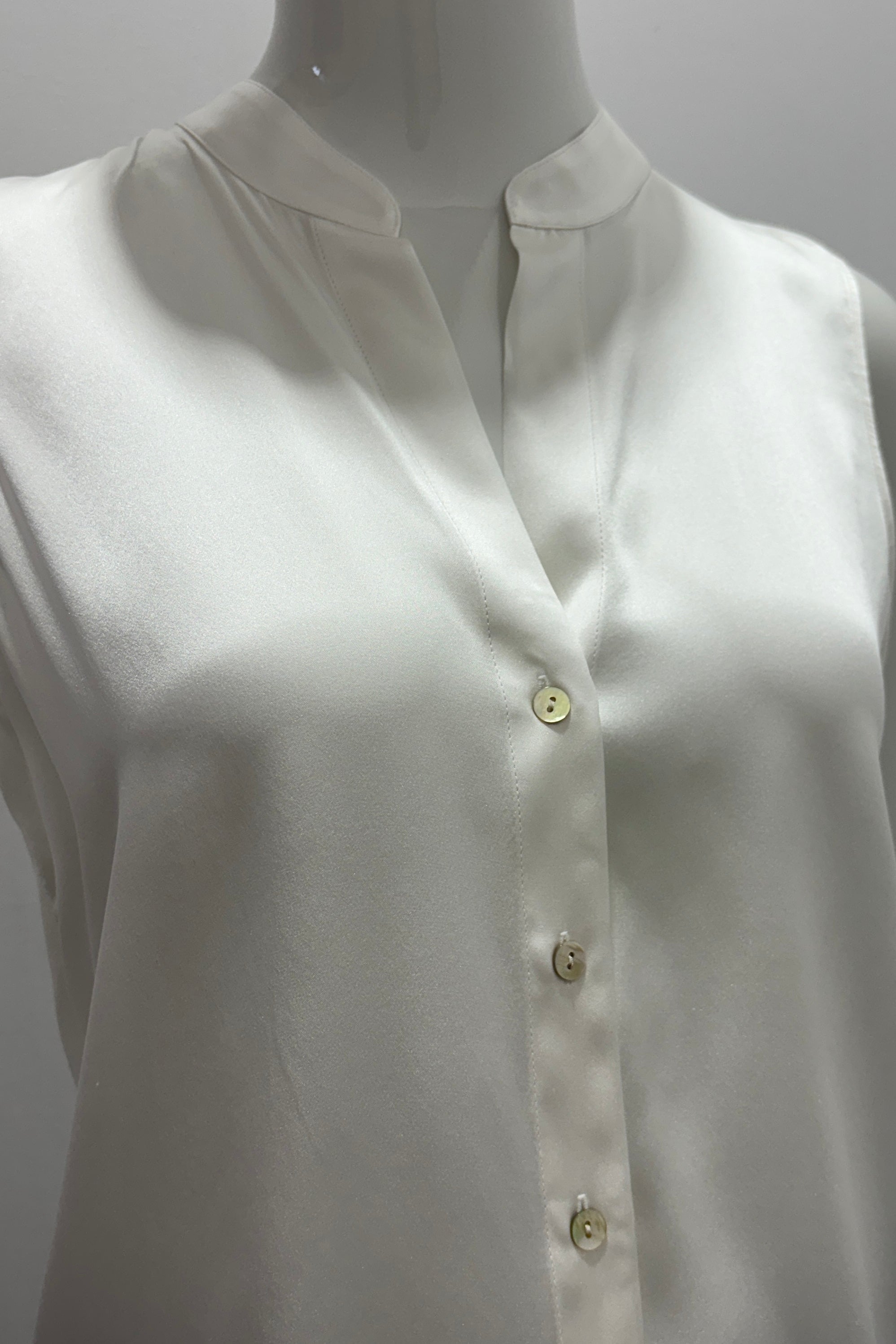L'Agence Hendrix Silk Sleeveless Blouse for Women - Elegant Satin Camisole Top for Evening, Work & Special Occasions