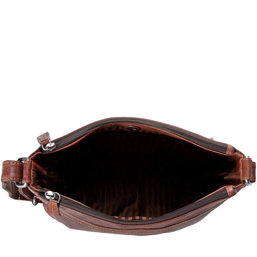 Jack Georges Voyager Crossbody Bag #7832 - Brown for Travel & Daily Use