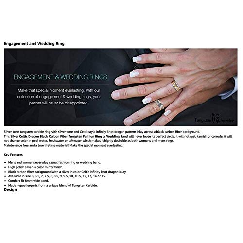 Personalized Laser Engraved Titanium Wedding Band Rings for Men & Women - 8mm Black IP Plated High Polished Military Camouflage Design (Perfect for Anniversaries, Engagements & Everyday Wear)