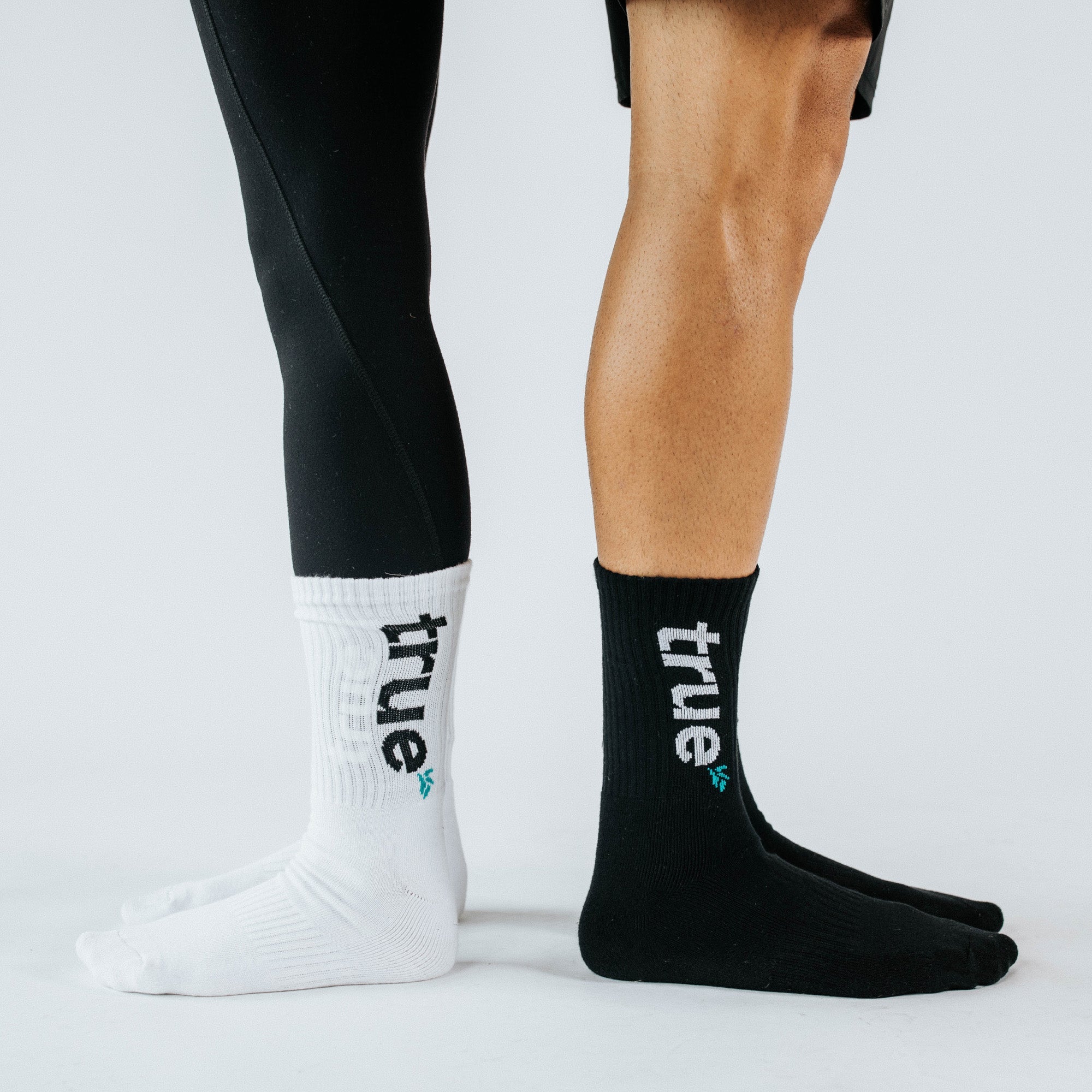 Premium True Socks - Soft Cotton Black & White Ankle Socks for Men & Women - Perfect for Running, Gym Workouts & Everyday Comfort