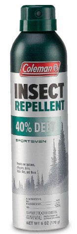 40% DEET Insect Repellent Spray - 6oz Aerosol Can for Outdoor Camping, Hiking & Mosquito Protection