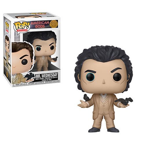 Funko Pop! American Gods: Mr. Wednesday Vinyl Figure #680 - Collectible Pop Culture Gift for Fans & Home Decor Display