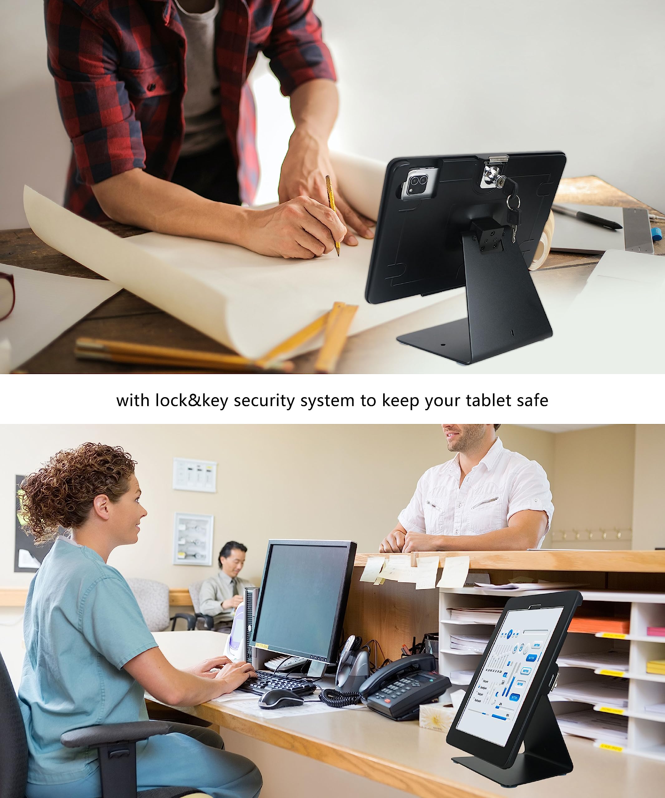 Secure Desktop Anti-Theft Stand Holder for 11