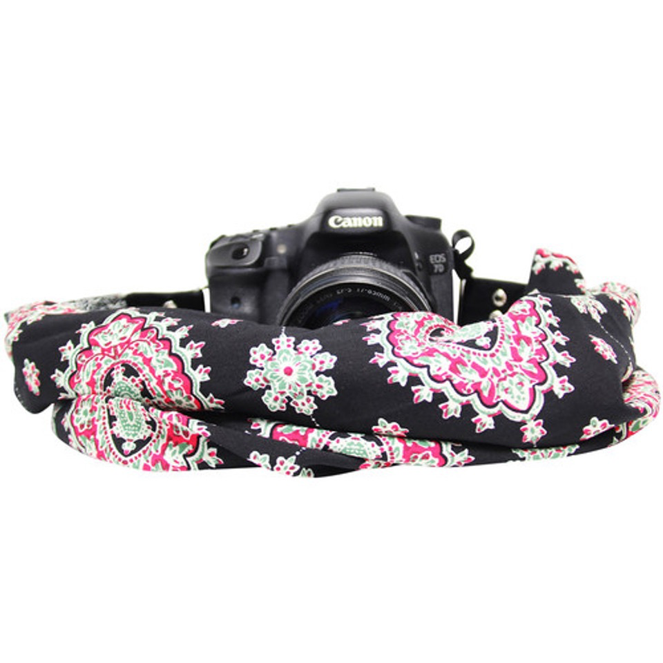 Blackberry Pocket Scarf Strap for Camera - Fashionable & Secure Neck Strap for DSLR, Mirrorless Cameras - Perfect for Travel, Photography & Everyday Use