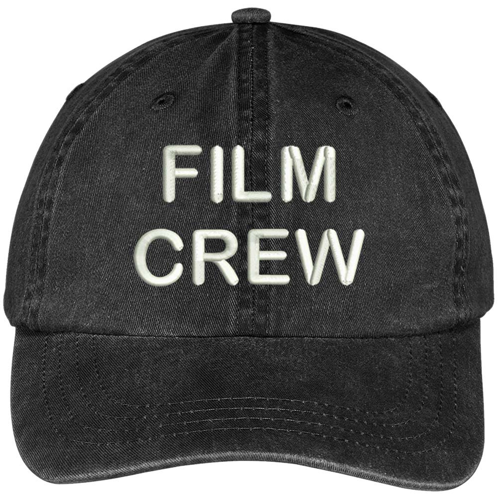 Trendy Embroidered Pigment-Dyed Cotton Cap for Film Crew - Vintage Style Adjustable Baseball Hat for Men & Women - Perfect for Outdoor Activities, Work Uniforms, and Casual Wear