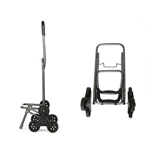 Foldable Shopping Cart with Wheels - Portable Grocery Trolley, Stair Climbing Cart & Luggage Carrier (Green) | Perfect for Grocery Shopping, Market Trips & Apartment Living