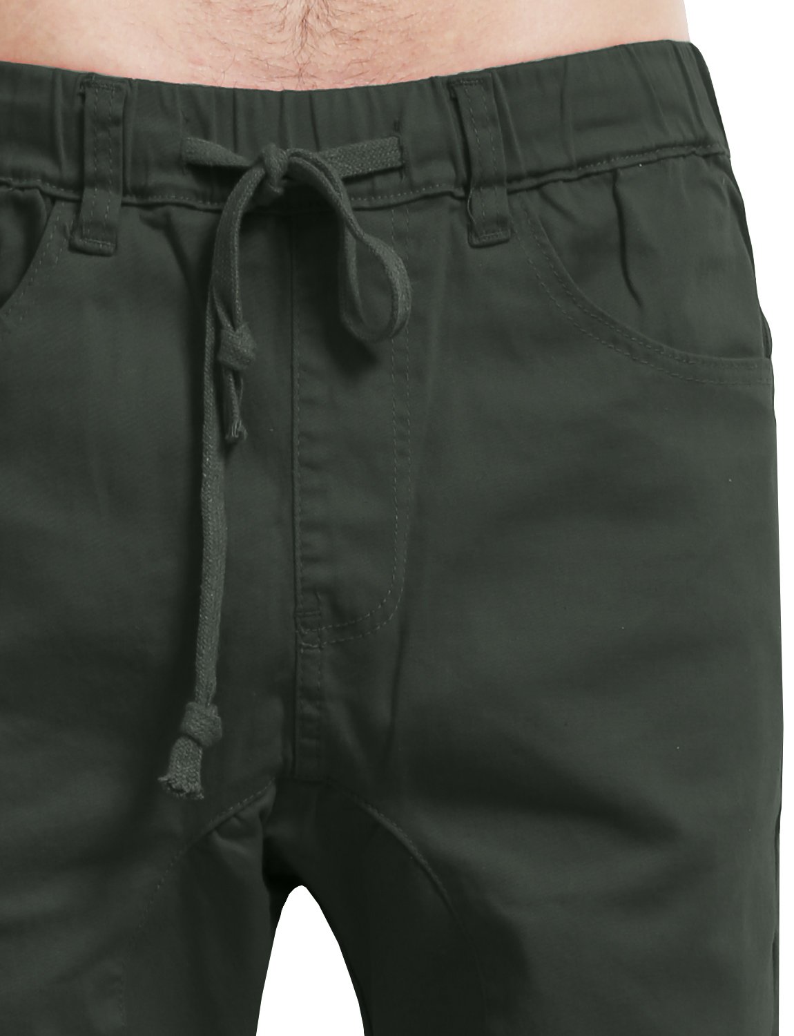 NE PEOPLE Men's Lightweight Casual Comfortable Harem Slim Fit Adjustable Jogger Pants (S-5XL) - Perfect for Lounge Wear, Gym, Travel & Everyday Comfort