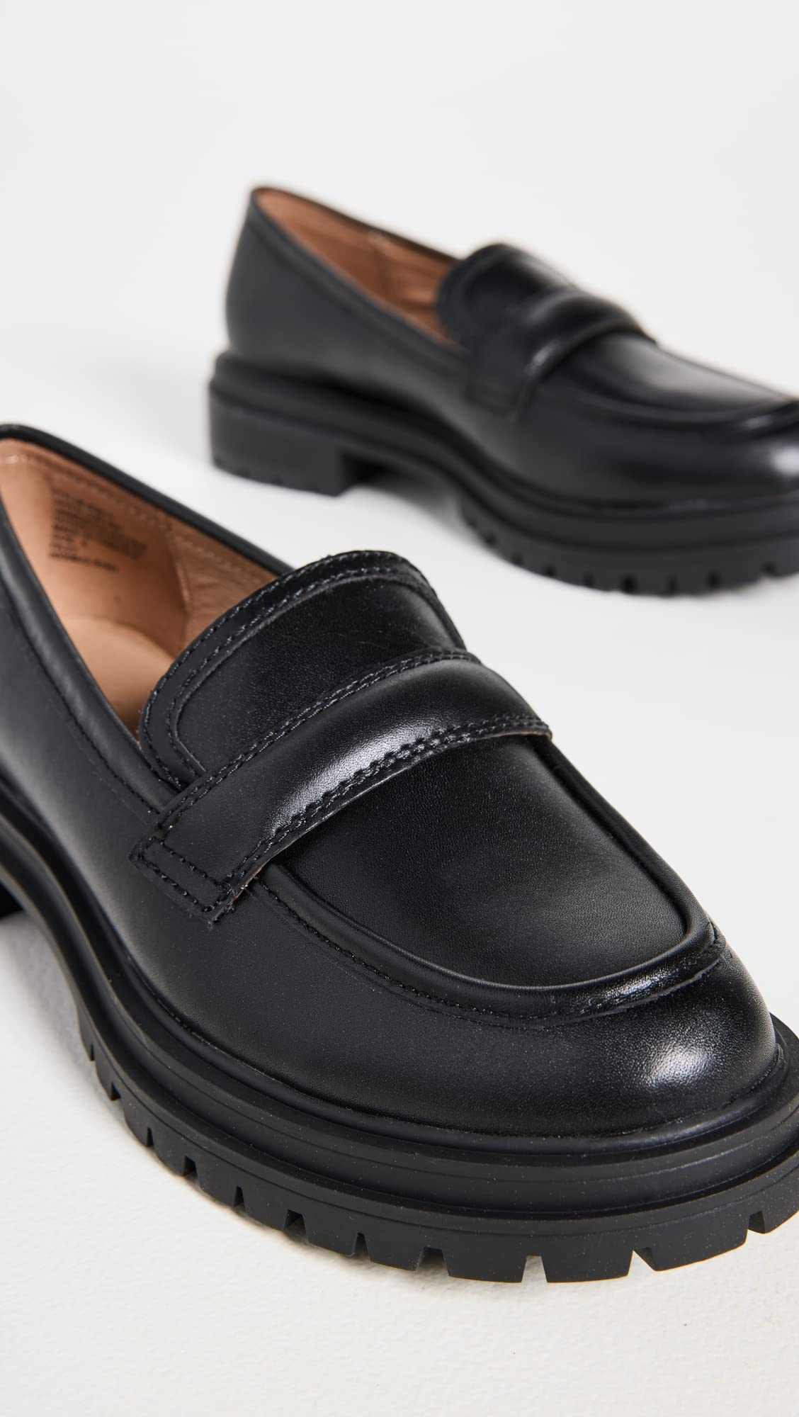 Madewell Women's The Bradley Lug Sole Loafers - Comfortable & Stylish Slip-On Shoes for Women | Perfect for Work, Casual Outfits & Everyday Wear