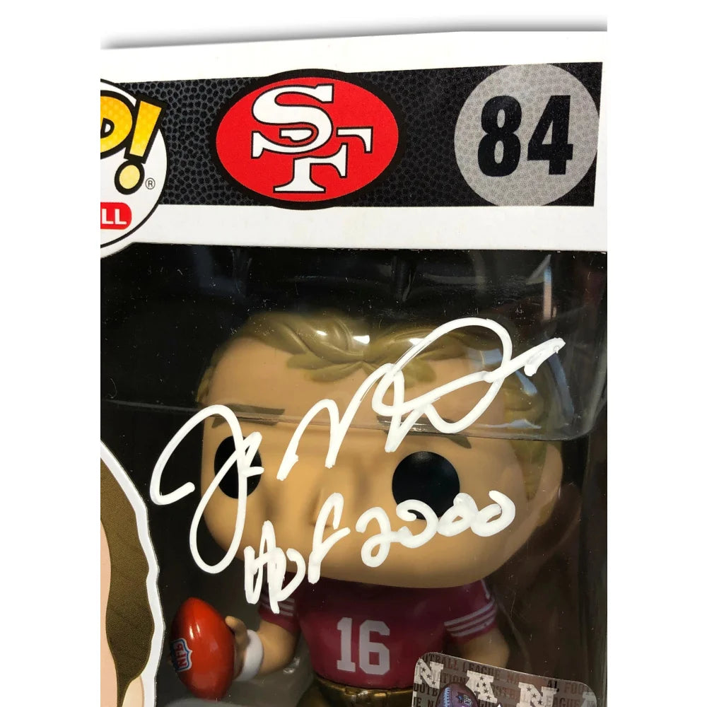 Joe Montana Signed 2010 Funko Pop with BAS COA - Authentic 49ers Autograph #84 - Perfect for NFL Collectors and San Francisco 49ers Fans Display