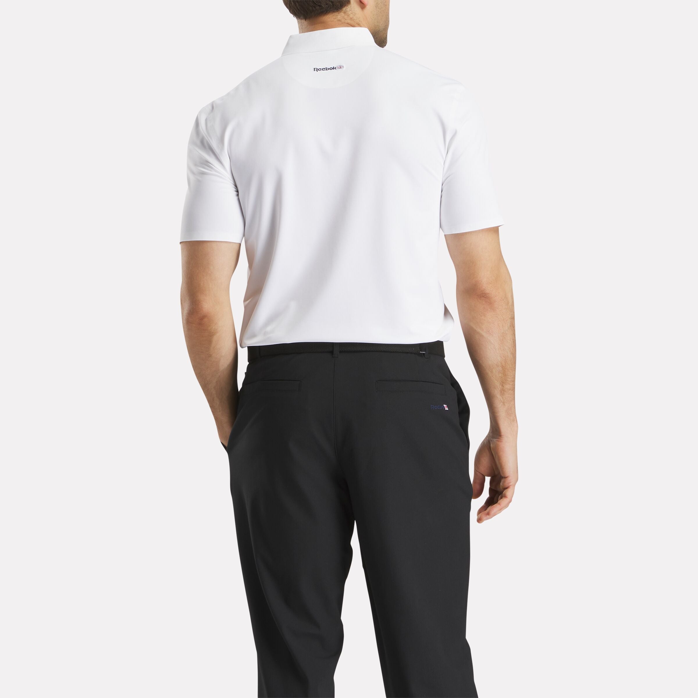 Men's Short Sleeve Bonded Micro Pique Polo Shirt - Breathable Comfort Fit for Golf, Work & Casual Wear | Moisture-Wicking Performance Fabric