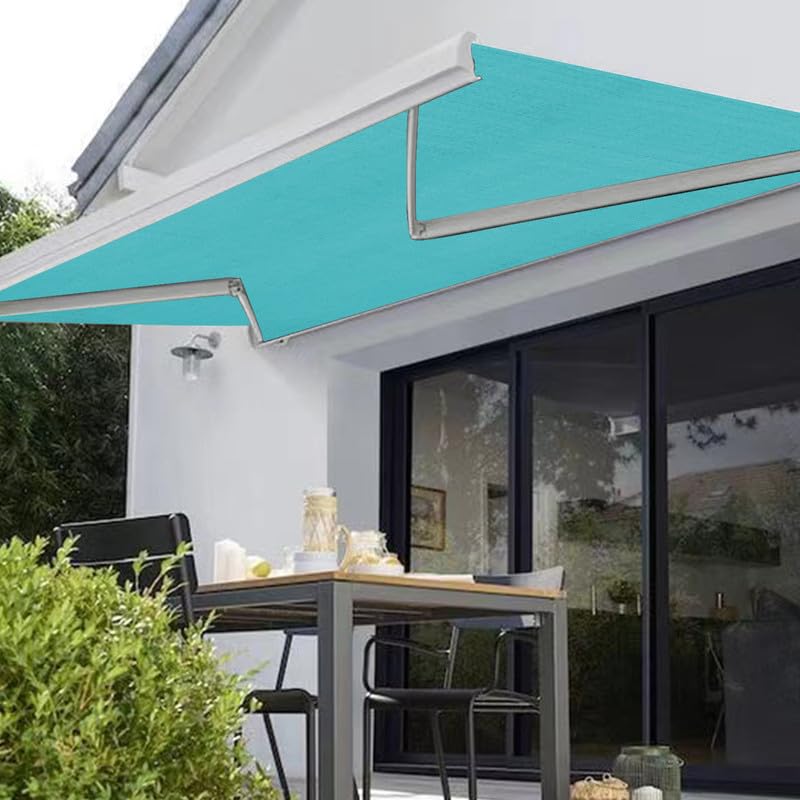 COARBOR 6Ft x 203FT UV Resistant Sun Shade Cloth - Durable Outdoor Shade Fabric Roll for Pergola, Carport, Patio, Deck, Backyard, Garden, Greenhouse, Balcony - Turquoise Sun Protection for Plants & Outdoor Relaxation
