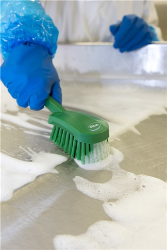 10 Pack Remco Stiff Washing Brush - Heavy Duty Scrub Brush for Cleaning Floors, Tiles, Grout & Outdoor Surfaces - Perfect for Kitchen, Bathroom, Garage & Patio Cleaning