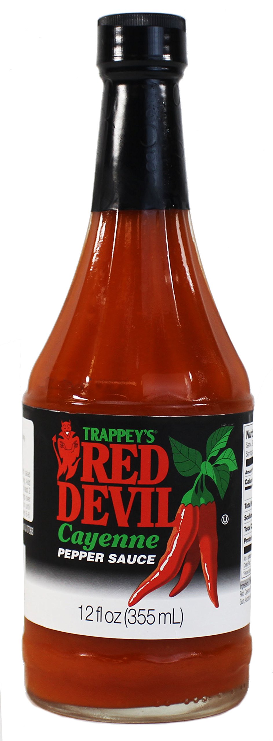 Trappey's Red Devil Hot Sauce - 12 fl oz (Pack of 2) | Spicy Louisiana-Style Pepper Sauce for Wings, Tacos & BBQ | Made in USA