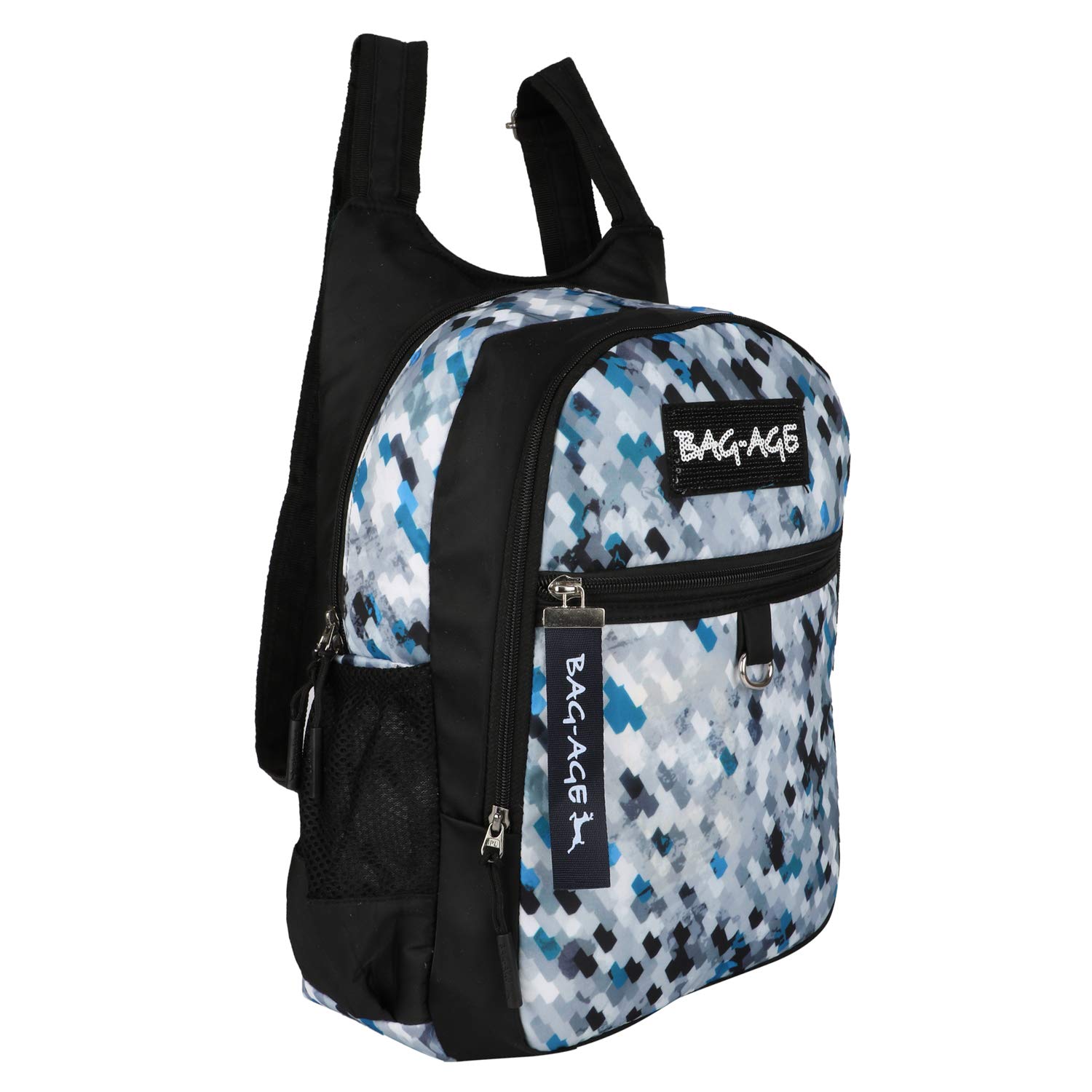AREO Kids Backpack - Large Capacity Lightweight Waterproof School Bag with Black White Camouflage Design | Perfect for School, Travel & Outdoor Adventures