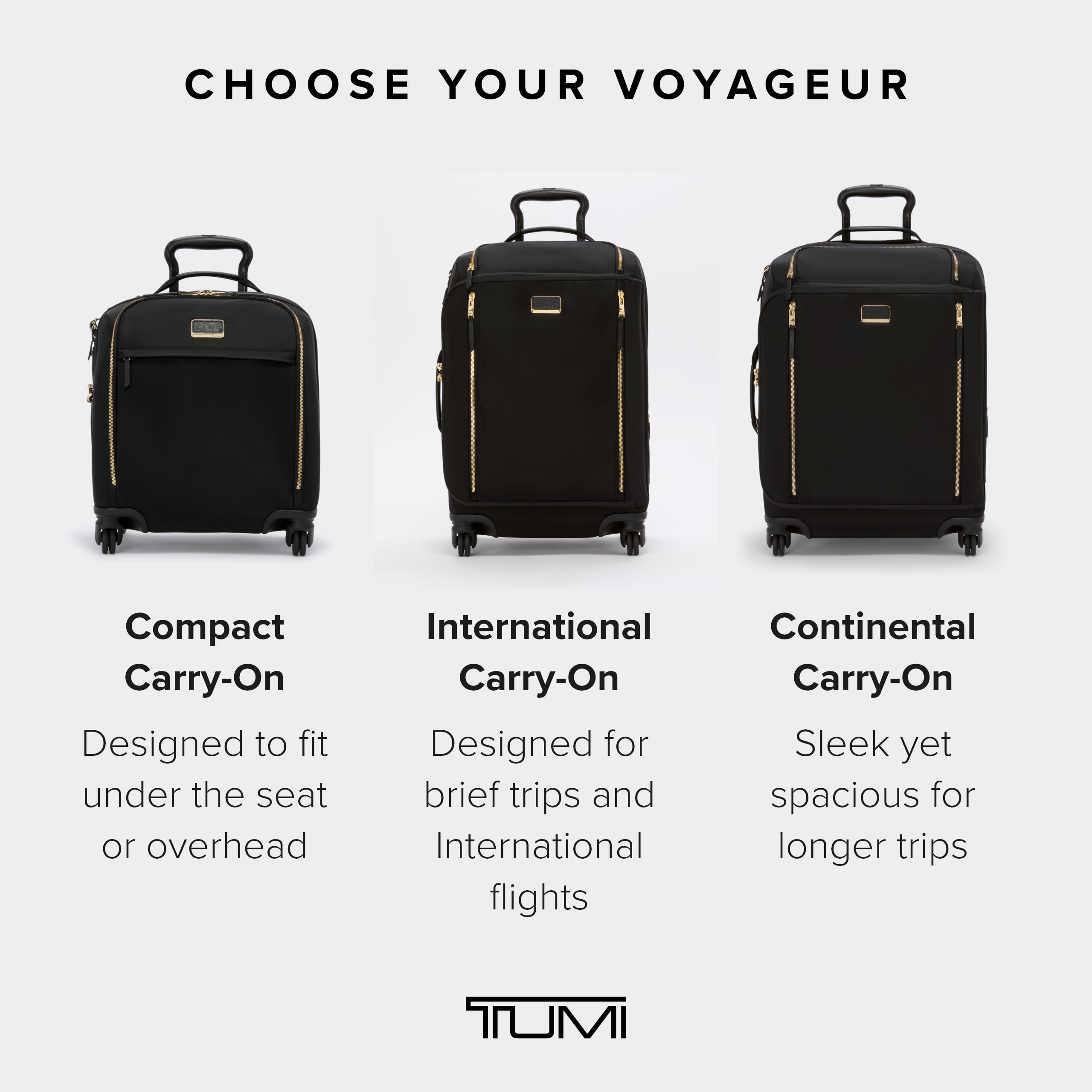 TUMI Voyageur Leger 4 Wheel Carry-On Luggage - Lightweight Expandable Suitcase for Women, 21.8