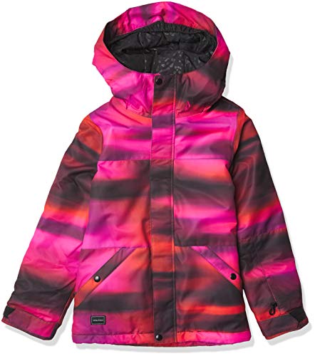 Volcom Girls' Sass'n'fras Insulated Snowboard Ski Jacket - Waterproof Winter Coat for Teen Girls - Perfect for Skiing, Snowboarding & Cold Weather Activities