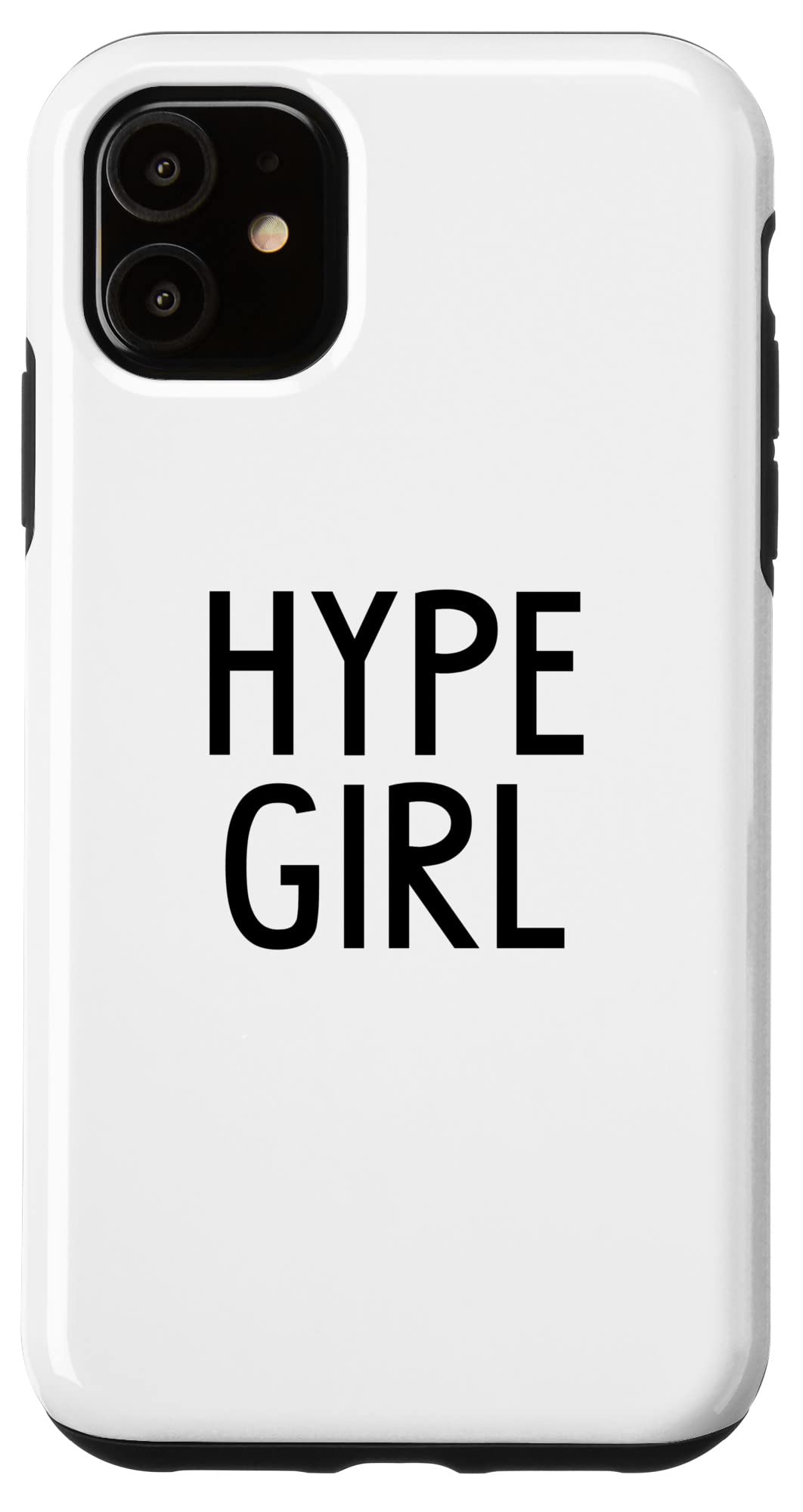 Hype Girl iPhone 11 Case - Trendy Cute Protective Phone Cover for Women & Girls - Perfect for School, Work & Everyday Use