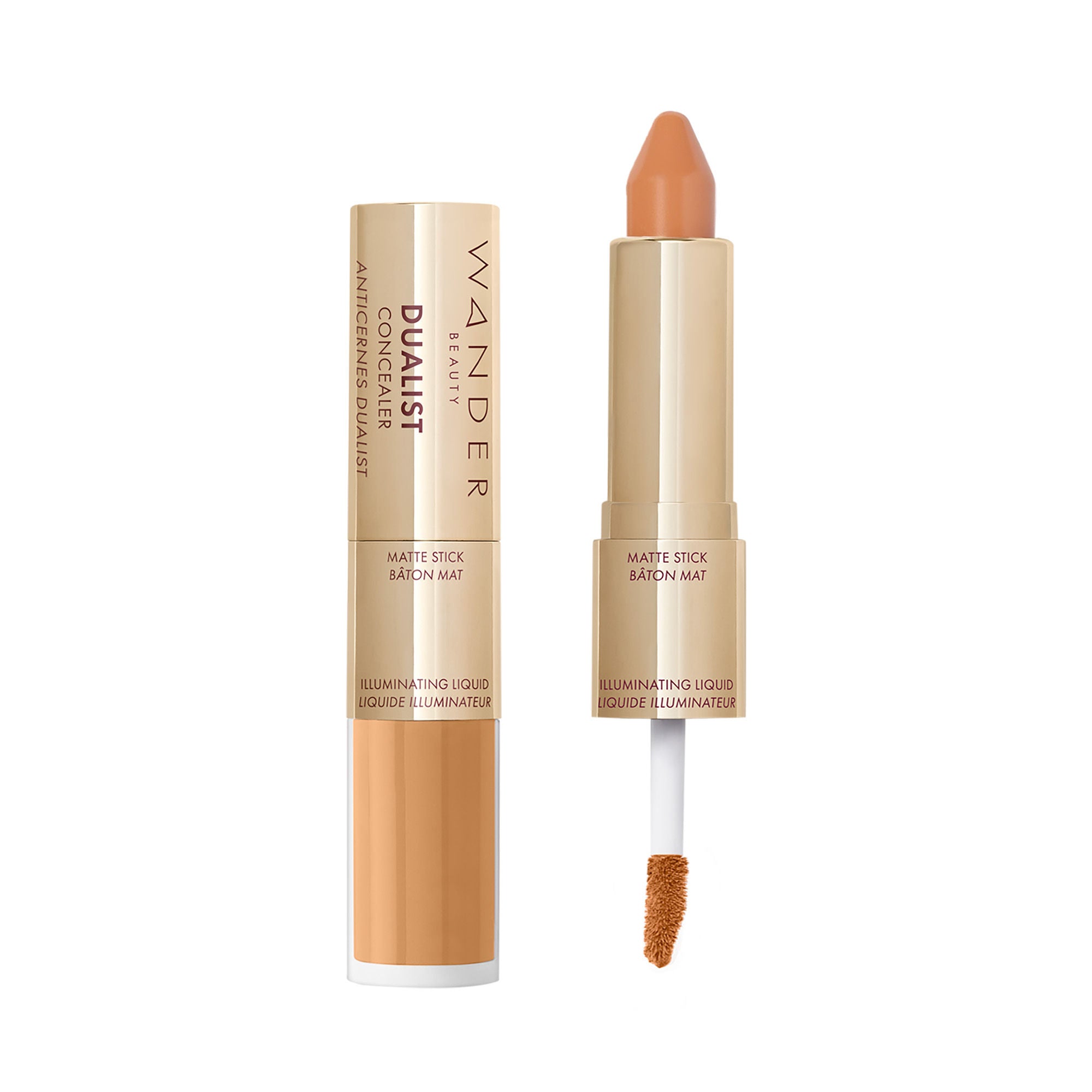 Dualist Matte and Illuminating Concealer - Full Coverage Makeup for Dark Circles & Blemishes | Perfect for Everyday Wear & Special Occasions