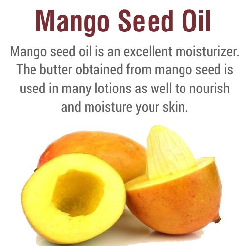 100% Pure Natural Mango Seed Oil (Mangifera Indica) - Undiluted Carrier Oil for Aromatherapy, Massage & Skincare | Therapeutic Grade Cold Pressed | 2000 ML | Perfect for DIY Beauty Products, Hair Treatments & Relaxation Therapy
