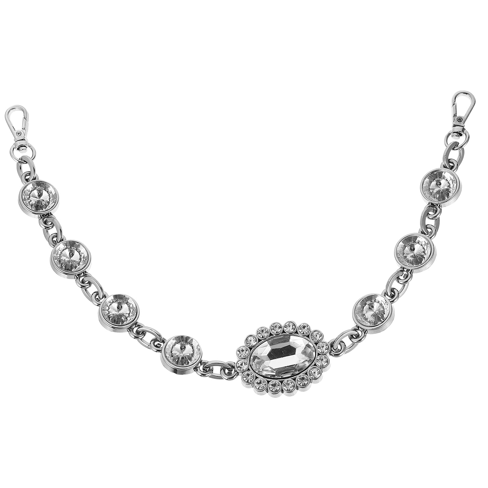 Rhinestone Bag Chain - DIY Purse Strap Decor for Handbags, Evening Bags & Clutches | Perfect for Parties, Weddings & Daily Fashion Accessories