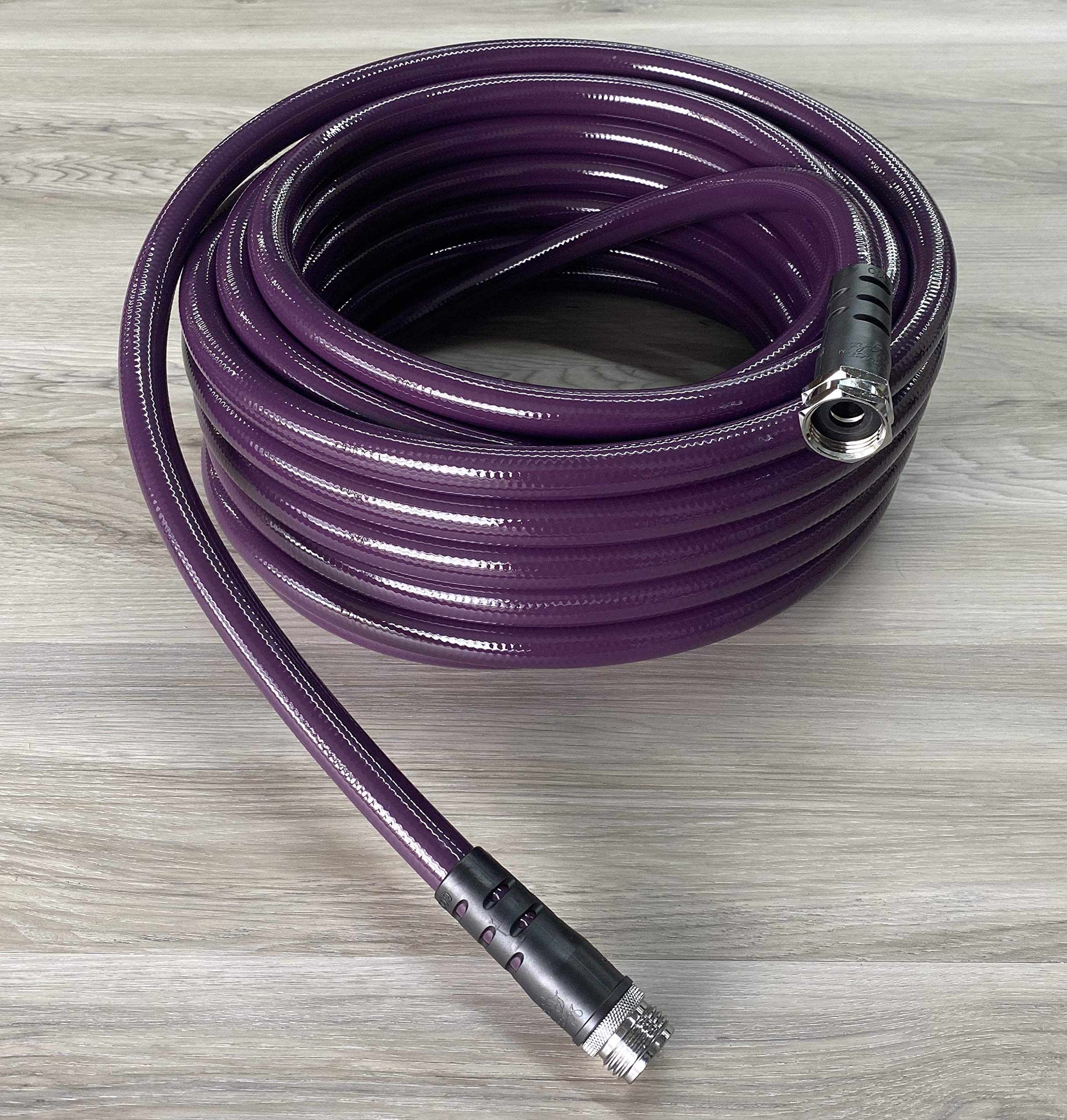 Water Right 600 Series Polyurethane Drinking Water Safe Garden Hose - 50-Foot, 5/8-Inch with Brass Fittings - Eggplant Color - Made in USA - Perfect for Gardening, Lawn Care & Safe Drinking Water Use