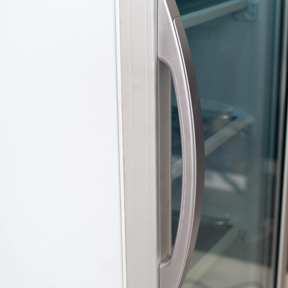 Bromic 300L Commercial Upright Display Freezer with LED Lightbox & Flat Glass Door - UF0374LS - Perfect for Supermarkets, Convenience Stores, and Restaurant Food Display