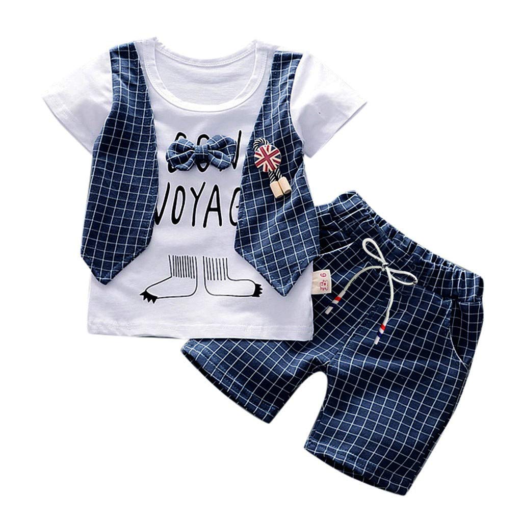 Organic Baby Clothes Set for Toddler Boys - Gentleman Bow T-Shirt, Shorts & Pants Outfit | Soft Cotton Comfort Wear for Playdates, Parties & Everyday Adventures