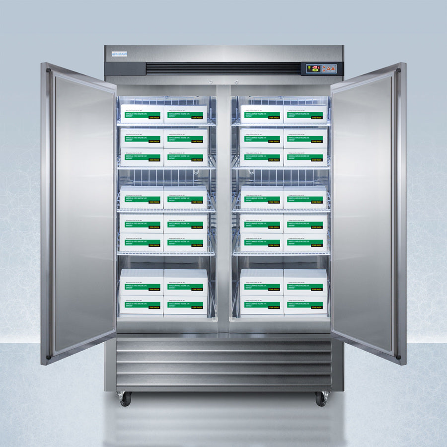 Accucold 49 Cu.Ft. Stainless Steel Upright Pharmacy Freezer - AFS49ML | Medical, Laboratory & Commercial Vaccine Storage Solution