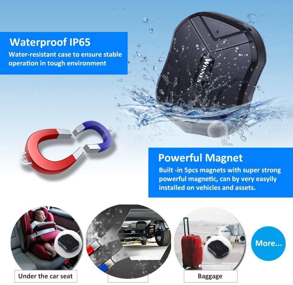 **Zeerkeer Waterproof GPS Tracker - 150 Days Standby, Real-Time Tracking Device for Cars, Trucks, Motorcycles & Boats | Anti-Theft & Fleet Management | Free App & 10000mAh Battery | Perfect for Outdoor Adventures & Asset Security**