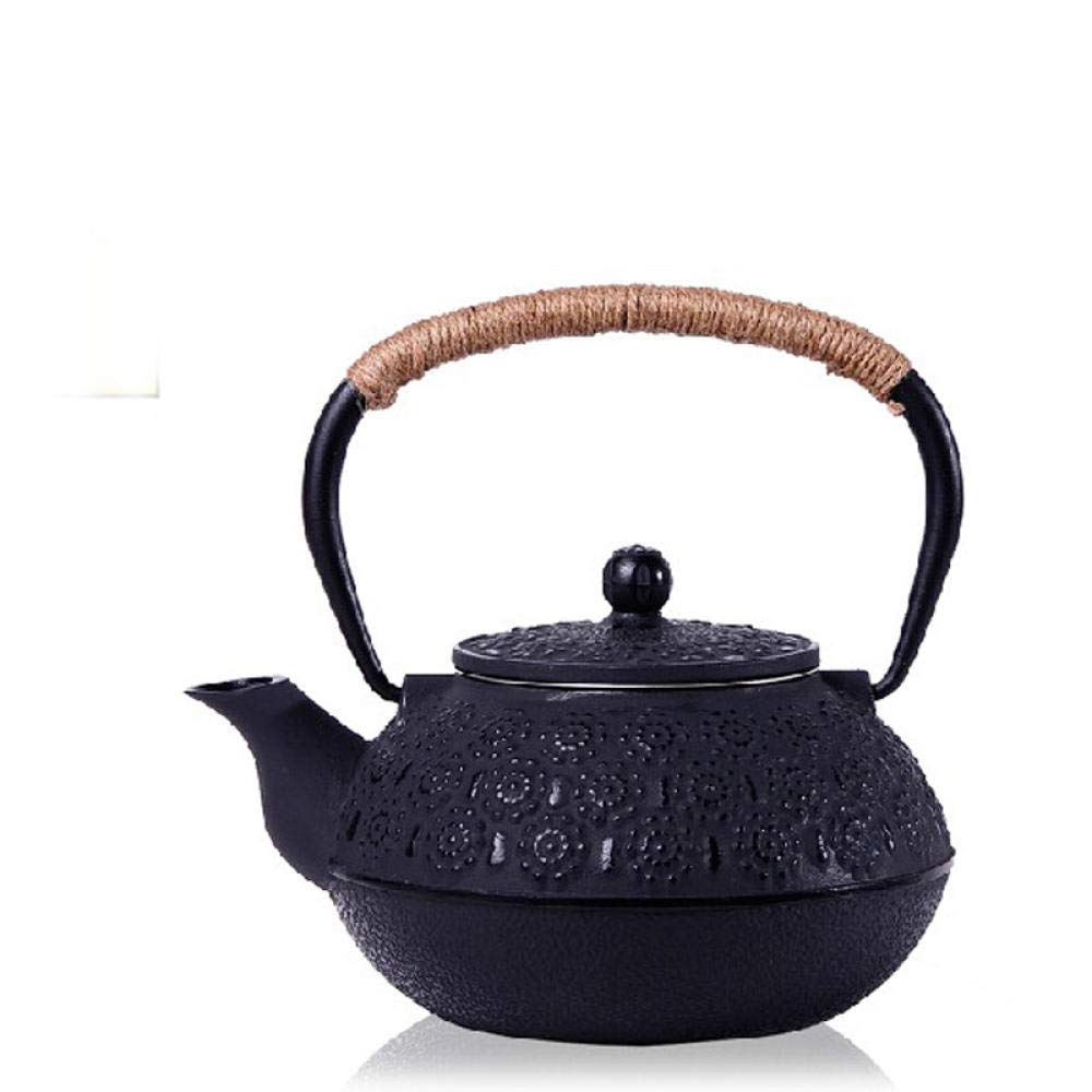 Premium Cast Iron Teapot with Stainless Steel Infuser - Japanese Style Iron Tea Kettle for Loose Leaf Tea Brewing - Perfect for Home, Office & Tea Ceremonies